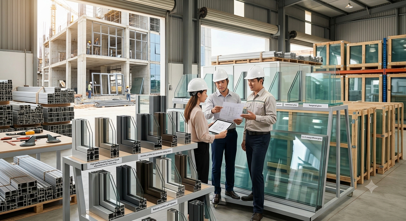 Chọn vật tư nhôm kính theo từng hạng mục công trình cụ thể